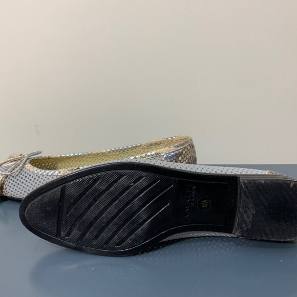 Amalfi by Rangoni Ballet Flats 8.5 - Grey, Silver, Multi - Picture 3 of 4